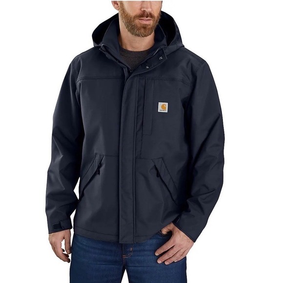 Carhartt Storm Defender Loose Fit Heavyweight Men's Black Jacket Size XL